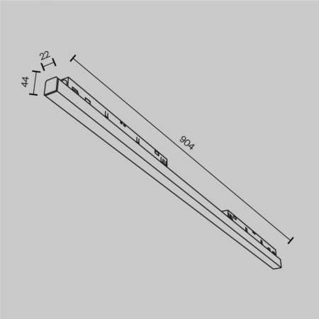 Светильник на шине Maytoni Technical TR030-4-30WTW-DD-W