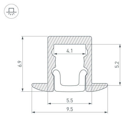 Профиль Arlight 036400