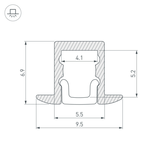 Профиль Arlight 036400