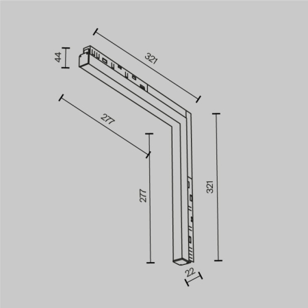 Светильник на шине Maytoni Technical TR102-24W-DS-W