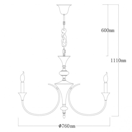 Подвесная люстра MW-Light 614013208