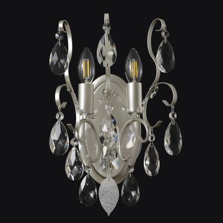 Crystal Lux Бра Crystal Lux ESMIRALDA AP2 SILVER