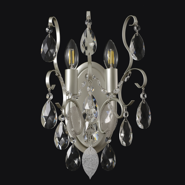 Crystal Lux Бра Crystal Lux ESMIRALDA AP2 SILVER