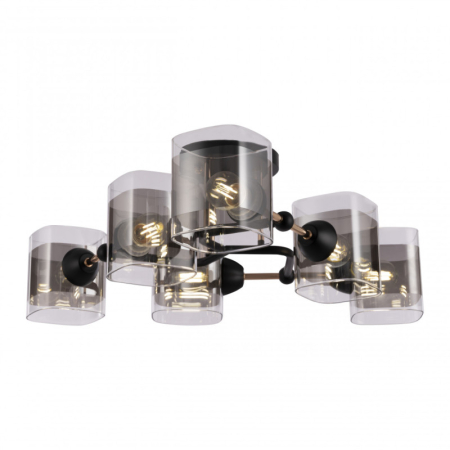 Накладная люстра Arte Milano 324308/6 BK+FG