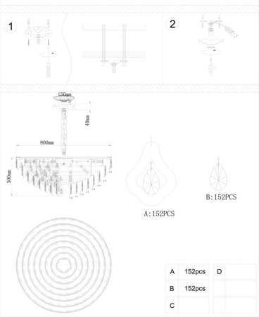 Подвесная люстра Fluorite FL1091-18P