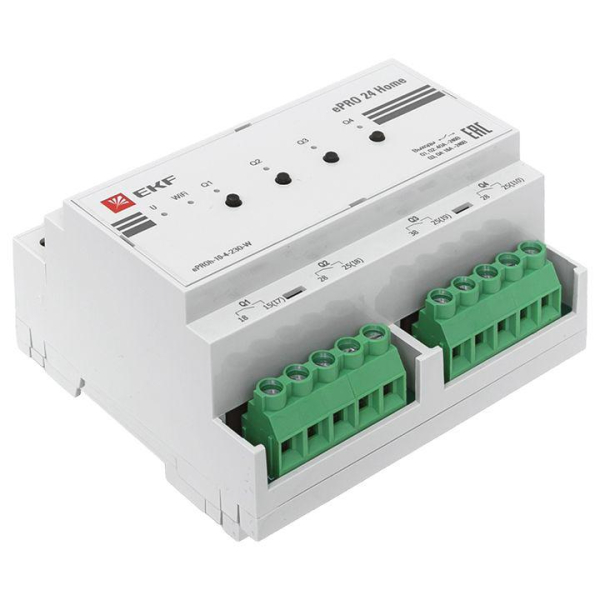 Контроллер ePRO 24 удаленного управления 6вх\4вых 230В WiFi Home EKF ePRO-h-10-4-230-W