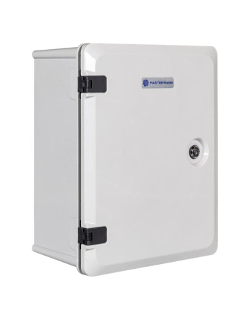 Шкаф монтажный композитный IK10 290x390x190мм IP66 Mastermann 00-01020360