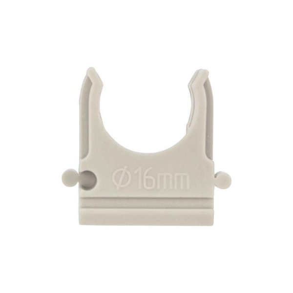 Крепеж-клипса для трубы ø16мм серая (10 шт/уп) REXANT