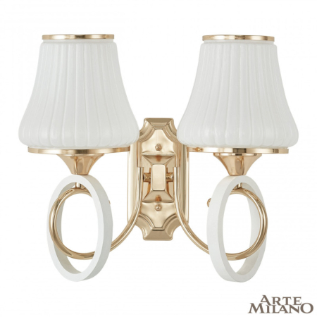 Бра Arte Milano 302387/2W Wh/Gd
