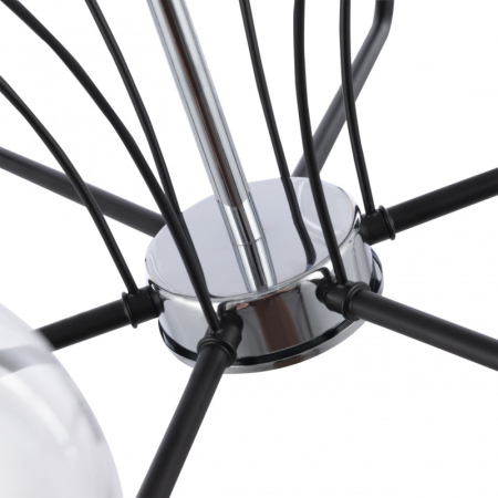 Люстра на штанге Arte Milano 321007/6 BK.CR