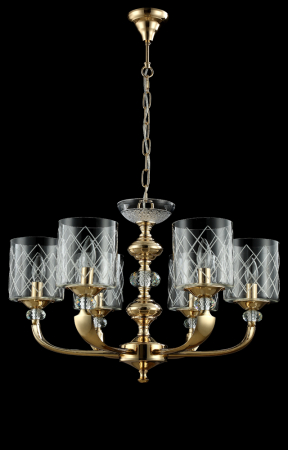 Crystal Lux Люстра Crystal Lux GRACIA SP6 GOLD