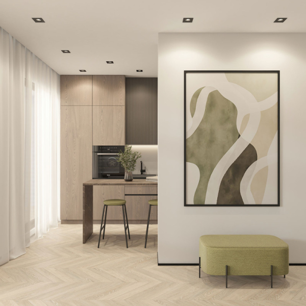 Встраиваемый светильник Denkirs DK2121-BK