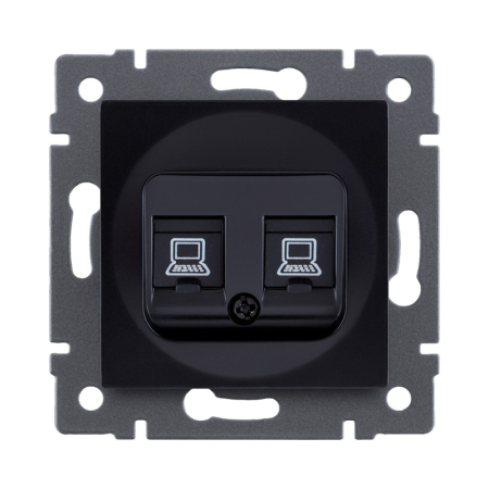 Розетка KOLLINGER REA-015BK