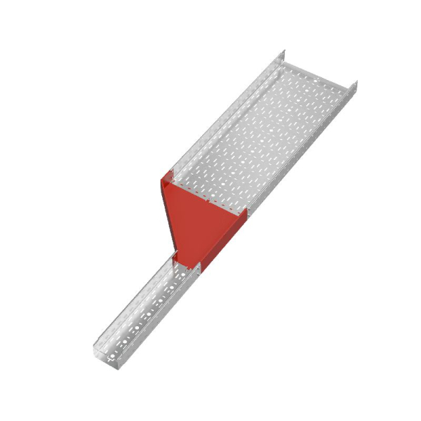 Переходник для лотка левый 100х150-500 "ПЛЮС" PDplus100-150-500-L INOX304 КМ PL5868