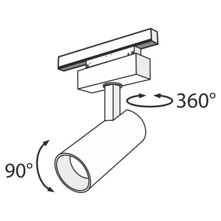 Светильник на шине Maytoni Technical TR019-2-15W4K-B