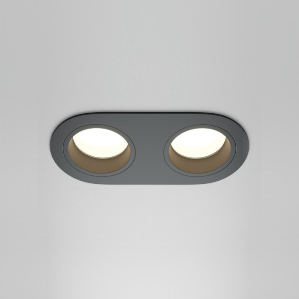 Встраиваемый светильник Maytoni Technical DL126-02-GU10-B