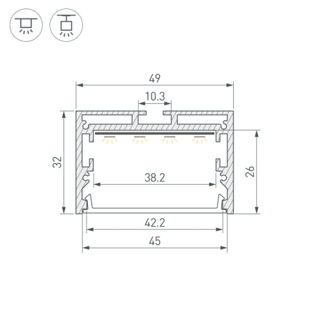 Профиль Arlight 061368