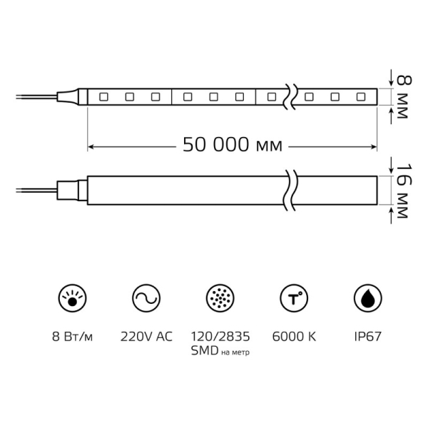 Лента Gauss 311000308