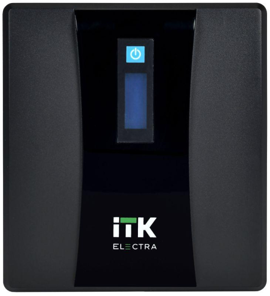 Источник бесперебойного питания ELECTRA ET 1.2кВ.А/720Вт с АКБ 2х7А.ч USB Schuko ITK EET-1200VA-1-002-S