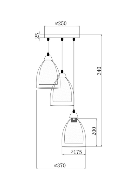 Каскадная люстра Freya FR5375PL-03CH2