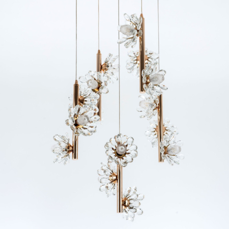 Каскадная люстра MODELUX ML.1855.15 GD