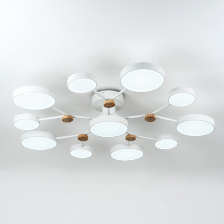 Люстра на штанге LED4U L3201-960 WT