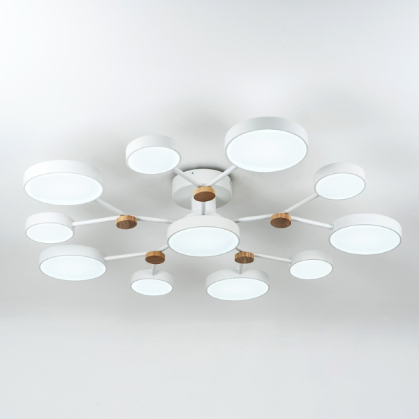 Люстра на штанге LED4U L3201-960 WT