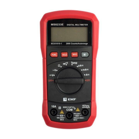 Мультиметр цифровой MS8233E Expert EKF In-180701-pm8233E
