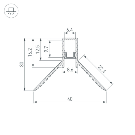 Профиль Arlight 043161