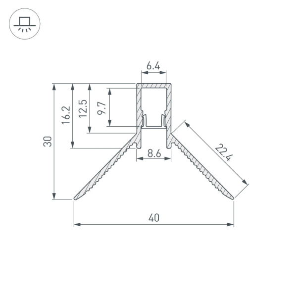 Профиль Arlight 043161