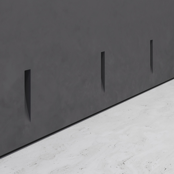 SUBRA-L 40 Встраиваемый стеновой гипсовый светильник