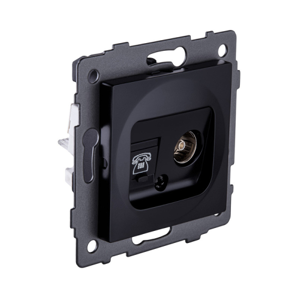 Розетка KOLLINGER REA-013BK