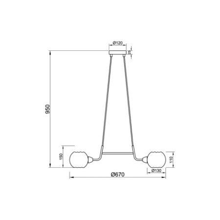 Подвесная люстра Vele Luce VL5832P05