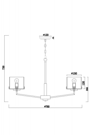 Подвесная люстра Freya FR5096PL-08CH