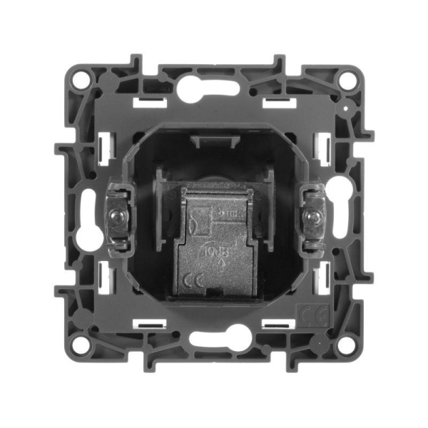 Розетка телевизионная оконечная TV СП Etika 5дБ 5-862МГц механизм бел. IEK 672265