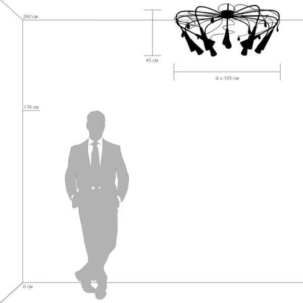 Накладная люстра Lightstar 711121