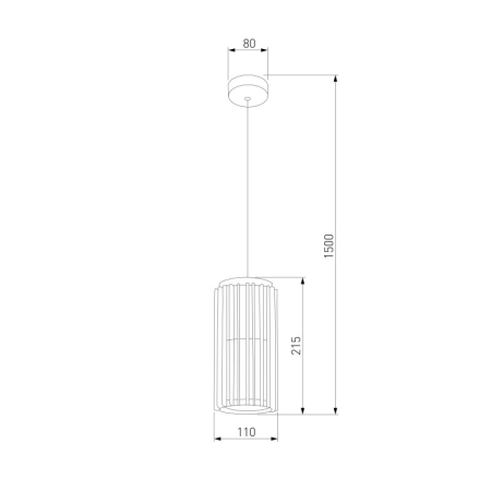 Подвесной уличный светильник Elektrostandard 35189/H 3000K черный