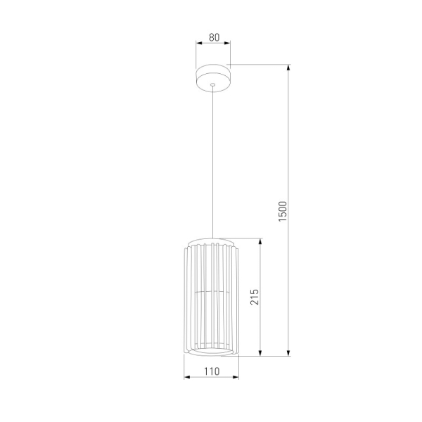Подвесной уличный светильник Elektrostandard 35189/H 3000K черный