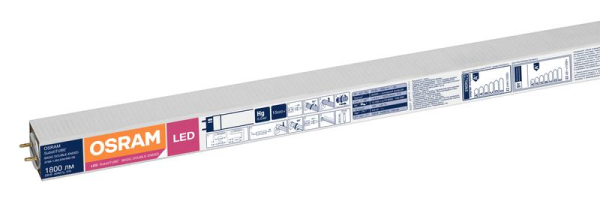 Лампа светодиодная SUBSTITUBE 8B-1.5M 20W/865 230V AC DE RU 20Вт T8 матовая 6500К холод. бел. G13 1800лм 220-240В (замена 58Вт) OSRAM 4058075480209