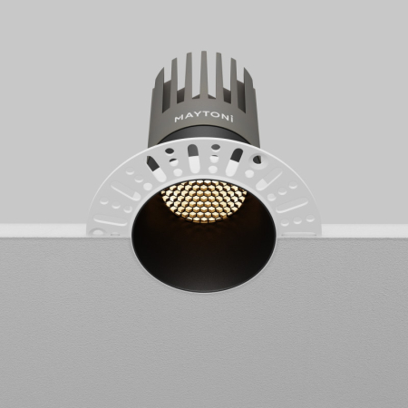 Встраиваемый светильник Maytoni Technical DL122-15W-3K-TRS-B