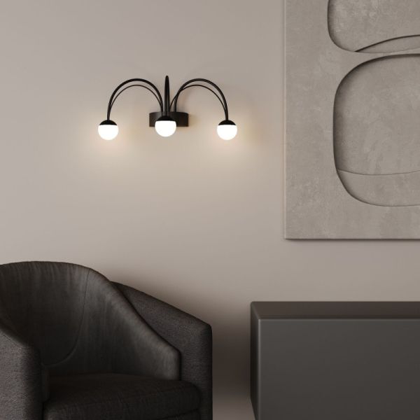 Бра Eurosvet 90031/3 черный