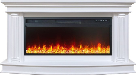 Royal Flame Каминокомплект Rome  - Белый с очагом Vision 42 LED