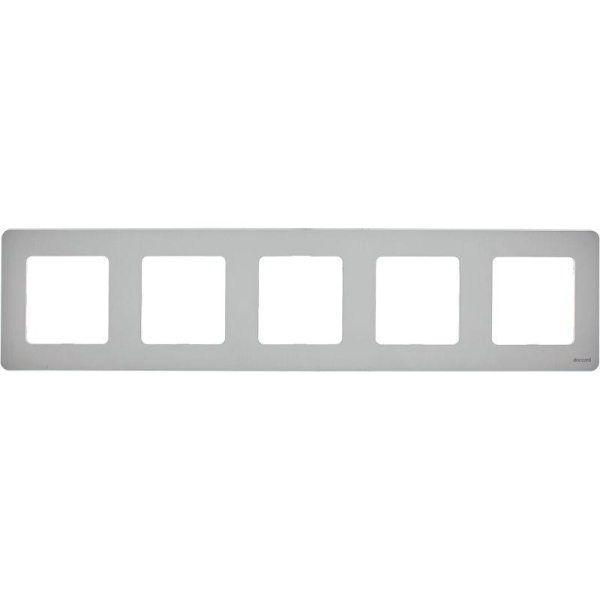 Рамка 5-м Inspiria алюм. IEK 673972