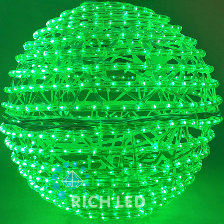 Светодиодный шар Rich LED ГАЛАКТИКА, 50 см, композит, зеленый