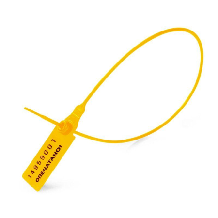 Пломба номерная Универсал-350 желт. Fortisflex 102089