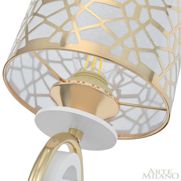 Бра Arte Milano 301237/1W Wh/Gd