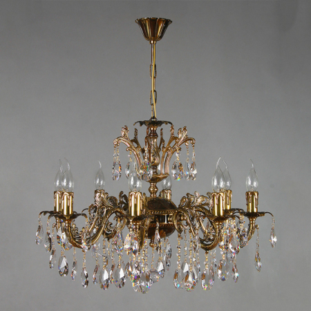 Подвесная люстра AMBIENTE by BRIZZI 2118/8 PB Tear Drop