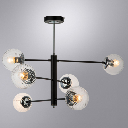 Люстра на штанге ARTE Lamp A3566PL-6BK