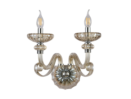 Бра Newport 8622/A chrome cognac