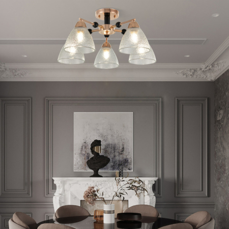 Накладная люстра Arte Milano 324119/5 FG+BK